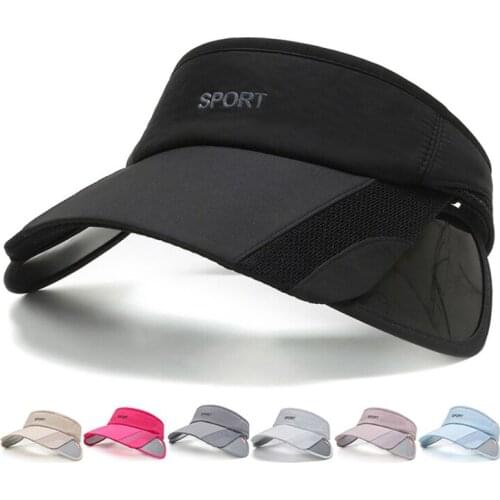 Summer Sport Unisex Empty Top Sun Visor Hat Summer Linen Big Wide Brim Straw Sun Caps UV Protection Hat For Men And Women