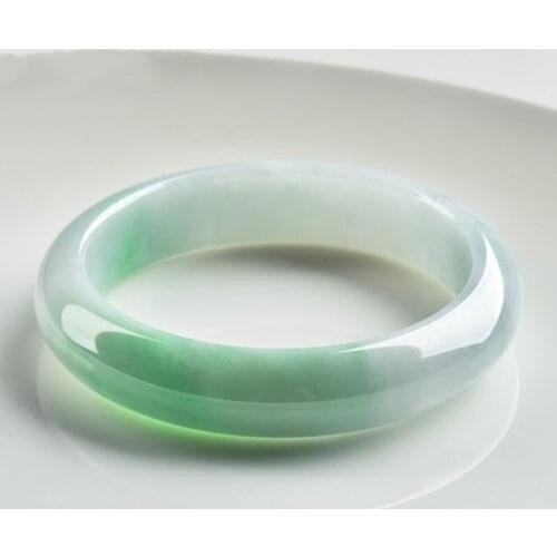 Natural Myanmar green jade bangles handcarved flower jadeite jade bracelet emerald jade bracelets jade jewelry women bangle