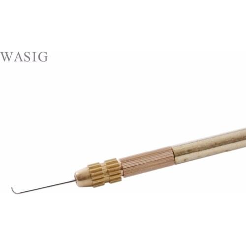 GERMAN NEEDLE+ Holder For Lace Wig Accessories Weaving Ventilating Needles and Holder