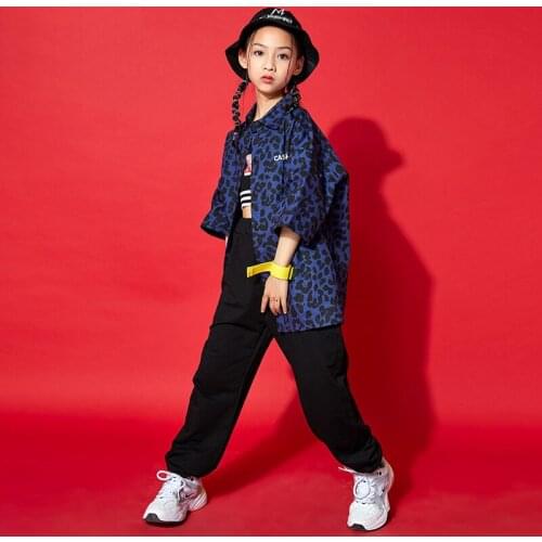 Hip Hop Street Dance Competition Clothes Girls Catwalk Show Performance Stage Wear Jazz Dancing Cheerleaders Outfits YS1571