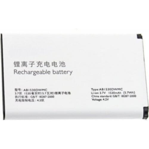 Original AB1530DWMC battery 1530mAh 3.7v 5.7WH for PHILIPS Xenium X525/W626 X806 X331 X518 CTX331 XCT518 Cellphone batteries