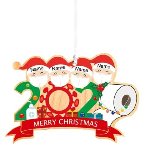 Christmas Tree Hanging Decoration Merry Christmas Family Member Ornaments Christmas Tree Toppers Festive And Party Supplies