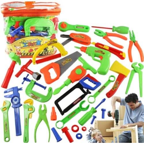 Party Favors Baby educational toys Tool Kit children play house classic plastic toy Simulation tool