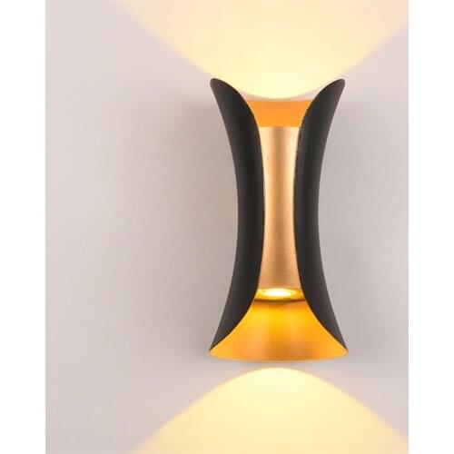 Modern 6/10W LED Wall Lamp Outdoor Watrproof IP65 Up Down Aluminum Sconce Garden Porch Corridor Home Decor Wall Lighting Fixture