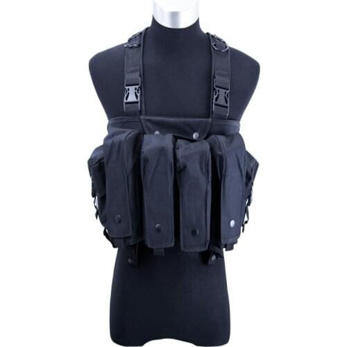 AK Chest Rig Tactical Vest Airsoft AK 47 Molle Magazine Pouch Army Military Outdoor CS Wargame Paintball Hunting Vests Black