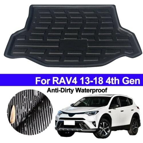 Rear Boot Cargo Liner Trunk Floor Mat Tray Carpet Protector for Toyota RAV4 2013 2014 2015 2016 2017 2018