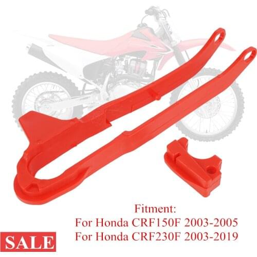 Plastic Swingarm Chain Slider Guard Protector For Honda CRF150F 2003-2005 CRF230F 2003-2019 CRF 150F 230F Chain Slider Guide