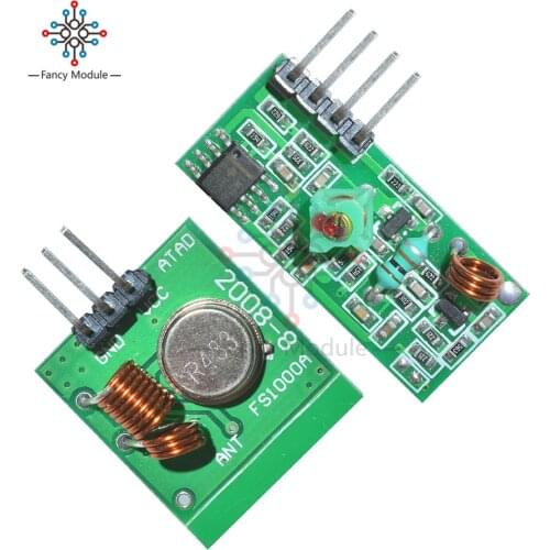 1 Pairs 433Mhz RF Transmitter And Receiver Link Kit For Arduino/ARM/MCU WL