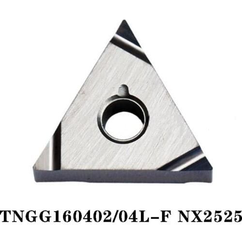 100% Original TNGG TNGG160402L F NX2525 TNGG160404L F 10pcs CNC lathe Insertion Carbide Insert TNGG160402 Imported From Japan