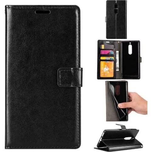 100pcs/lot Crazy Horse PU Leather Stand Case with photo frame for Huawei Mate 10 Lite