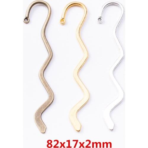 15 pieces of retro metal zinc alloy Bookmark pendant for DIY handmade jewelry necklace making 7363