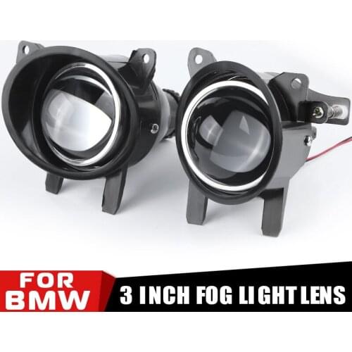 3.0 Inch Fog Lamp Projector Lens H11 H8 H9 Bi-Xenon Fog Light Lenses For BMW Car Retrofit Styling Exterior Parts For Car Lights