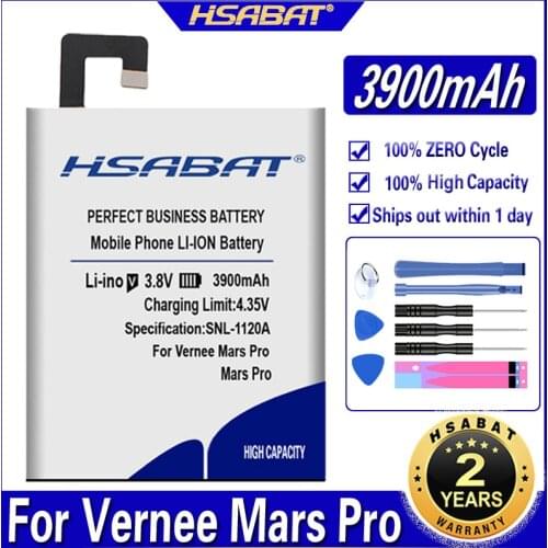 HSABAT Mars Pro 3900mAh Battery for Vernee Mars Pro Batteries