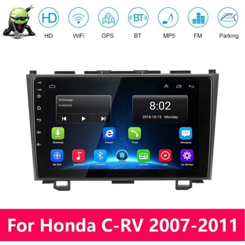 Car Radio Multimedia Video Player 2 din 9"Android 9.0 Auto Radio navigation for Honda CR-V CRV 2006-2011 stereo Car GPS No dvd