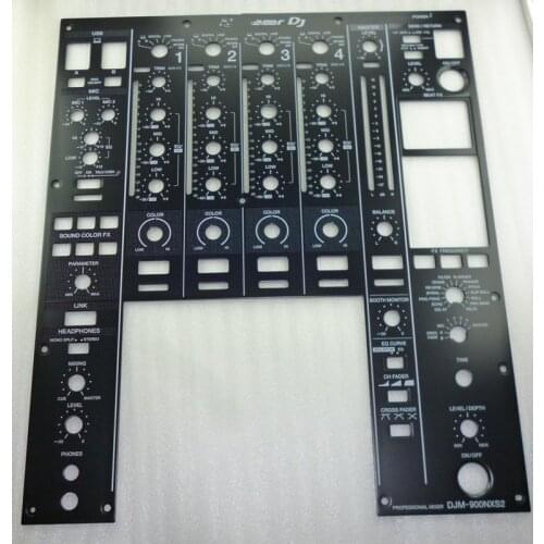 [BELLA]Original DJM-900NXS2 mixer fader black iron panel vertical cutting panel, big /small board, clipboard DNB1248 DAH3125