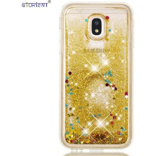 For Samsung Galaxy J3 Pro 2017 Dynamic Liquid Quicksand Back Case SM J330F J330F/DS J330G J330N J330L Soft Silicone Bumper Cover
