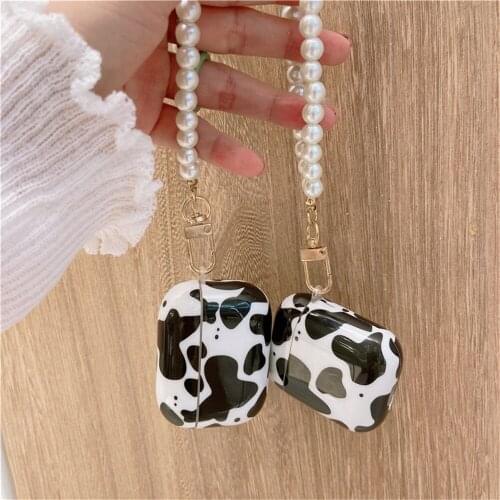 Luxury Creative Pearl Bracelet Case for Apple Airpods 1 2 Shockproof Cover Earphone Cases for AirPods Pro Protector Case Design