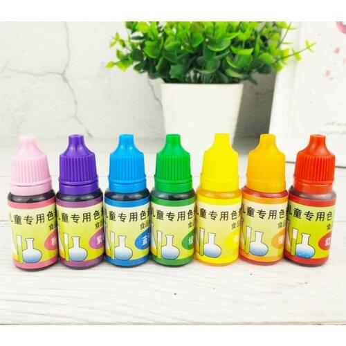 10ml DIY Educational Toys For Kids Dye Colorant Set Slime Jewelry Making Skin Safe Liquid Resin Pigments Slime Jewelry