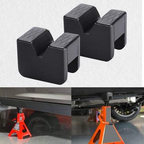 Car Jack Kit Stand Pad Lift Jack Auto Repair Tool Slotted Rubber Frame Rail Protector Pinch Weld Floor Jack Protector