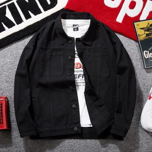 Denim Jacket Outerwear Plus Size 8Xl Autumn Men Streetwear Black Motorcycle Jeans Jackets Male Cotton Casual Loose