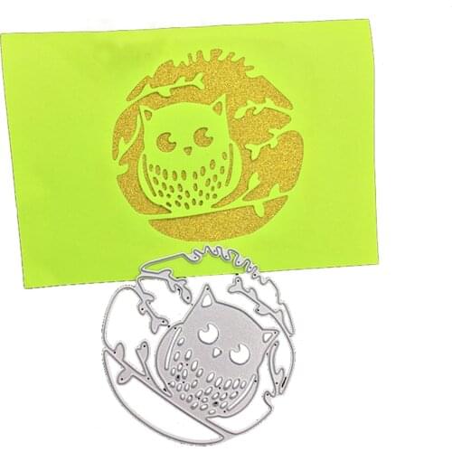 Julyarts Owl Circle Lace New Dies Crafts DIY Scrapbooking Handmade Craft Paper Album Punch Card Art Die Cut