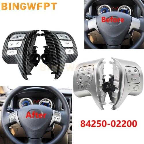 New Steering wheel button switchs For Toyota Corolla ZRE15 2007-2016 Bluetooth Steering Wheel Audio Control Switch 84250-02200