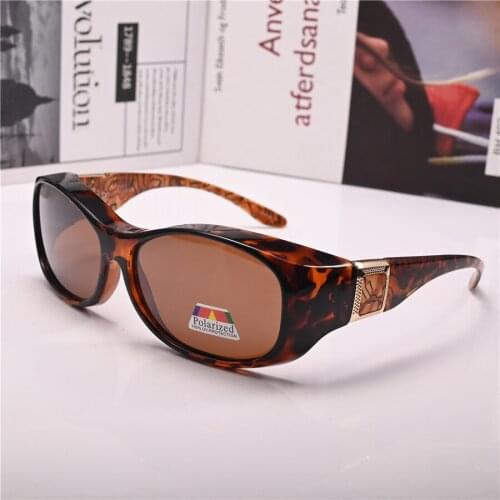 Evove Driving Goggles Women Polarized Sunglasses Fit Over Glasses Frame Myopia Driver Clip on Spectacles Female
