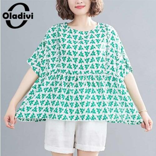 Oladivi Green Blouses