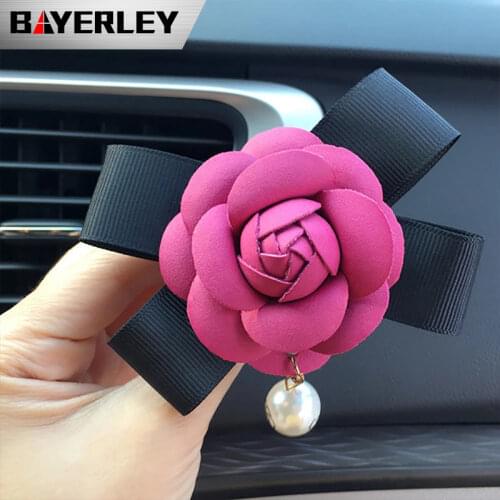 Car Multiflora Flower Air Outlet Fragrant Perfume Clip Air Freshener Diffuser automatic car air freshener
