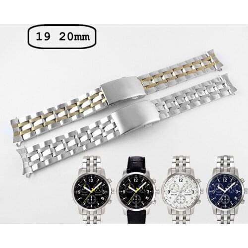 Watch Accessories Bracelet Watch Strap FOR Tissot Rock 1853 PRC200 T461 T014 17 Solid Stainless Steel Belt Watch Band 19 20mm