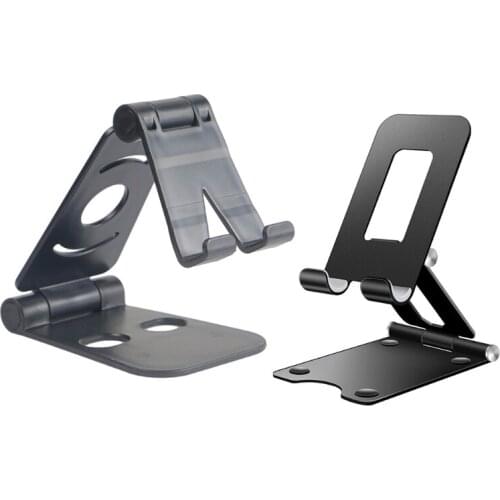 Compatible With All Phones Adjustable Black Cell Phone Stand Plastic / Metal 95AF