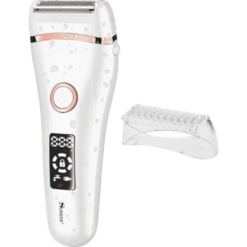Surker Electric Epilator Rechargeable Hair Remover Women Shaver Bikini Trimmer For Leg Arm Wet And Dry SK51