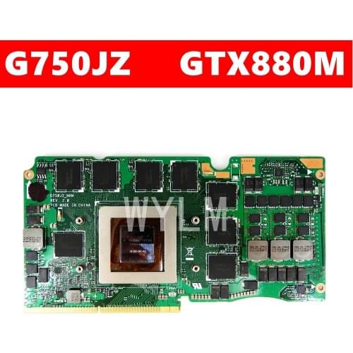 G750JZ_MXM_N15E-GX-A2 VGA GTX880M/4G Graphic Card For Asus ROG G750JS G750J G750JZ Laptop Video Card 100% Tested