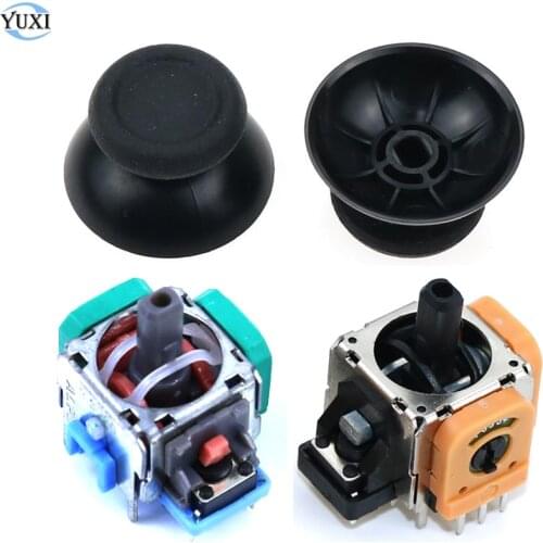 YuXi 3D Analog Joystick Sensor Module Potentiometer + Thumb Stick for Sony PlayStation 4 PS4 Pro Slim Controller Gamepad