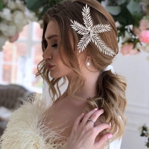 ZMHP263 Rhinestone Wedding Hair Accessories Bride Luxury Bridal Hairpiece Stunning Wedding Hair Vines for Brides Hair Jewelry