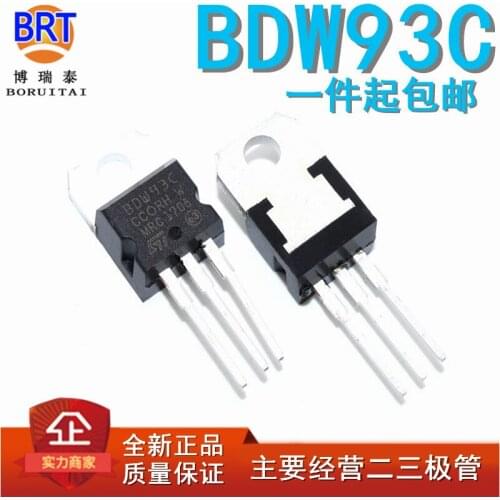 10pcs/lot BDW93C BDW93 W93C Transistor TO-220