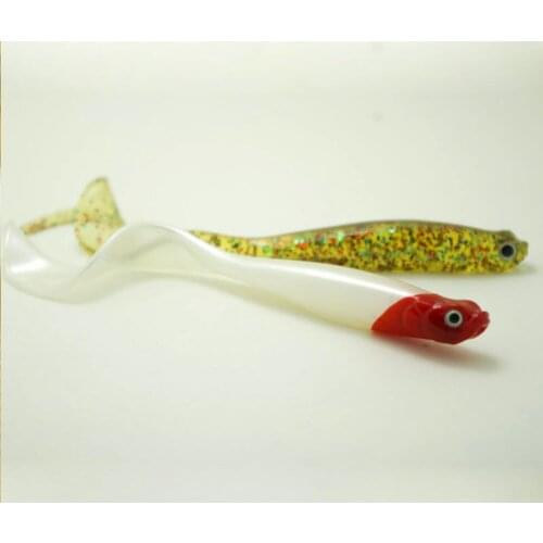 10PCS Fishing Fish Soft Lure Fake Bait Capuchin maggots Grub worm Silicone 10cm/6.5g free shipping