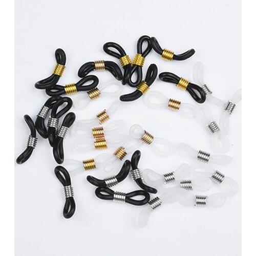 20PCS Sunglasses Spectacles Chain Eyeglasses Retainer Ends Glasses Ring Rope Holder Strap Loop Connector for DIY Jewelry Making