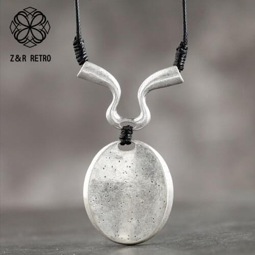 Long Chains Ethnic Necklace Handmade 2021 Costume Jewelry for Women Simple Suspension Neck Pendant Accessories Wholesale Chokers