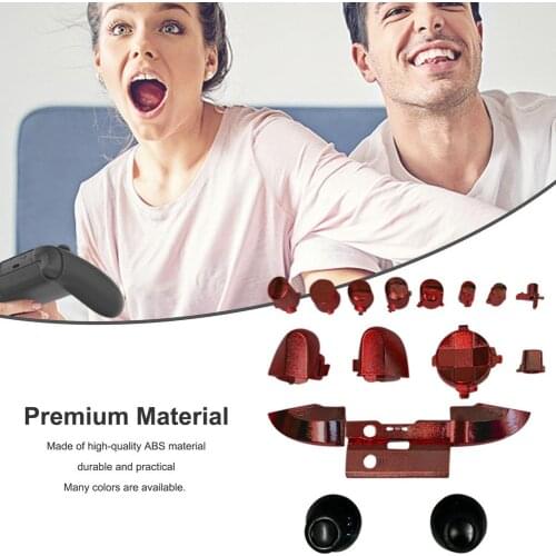 Replacement Kit For Xbox Series X Thumbstick LL1R1 L2 R2 Bumpers Trigger Buttons Guide Button With Screwdriver Accessories