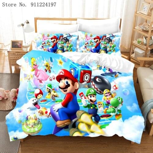 Home Textile 3d Cartoon Children Bedding Sets Bed Linen Set King Queen Double Full Twin Single Double Bedclothes Free Shipping