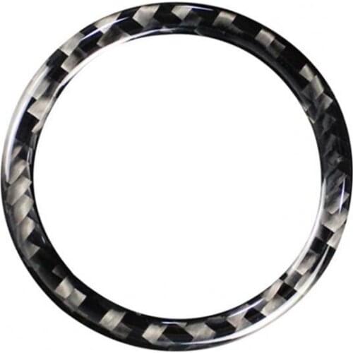 Carbon Fiber Engine Start Stop Button Sticker Trim Dust-proof Cover for LEXUS IS250 300 350C 2006-2012 Car Interior Accessories