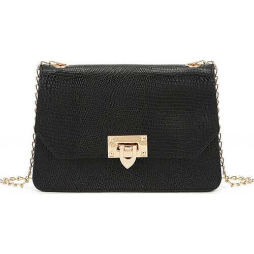 New Female Bag Small Square Bag Simple Fashion Trend Shoulder Bag Chain Bag Purses and Handbags