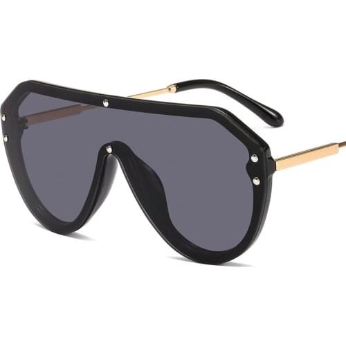 2020 New Oversized Metal Frame Sunglasses Men Women Round Vintage Sun-glasses UV400 Driver goggles Flat Top Pilot Sunglasses