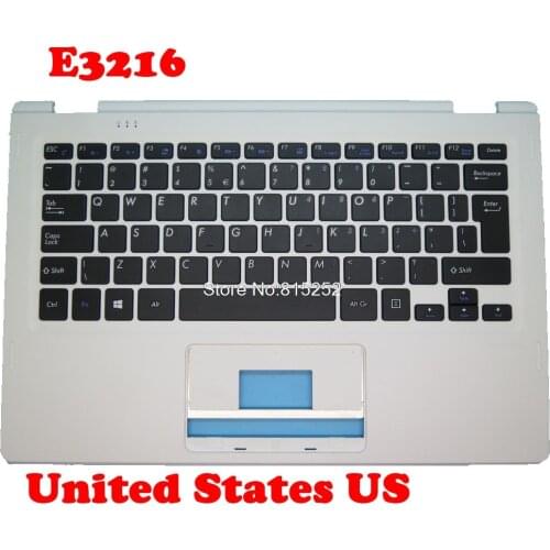 Laptop PalmRest&keyboard For MEDION AKOYA E3216 MD60900 MD61350 MSN30023128 30023765 30023300 White C Shell United States US