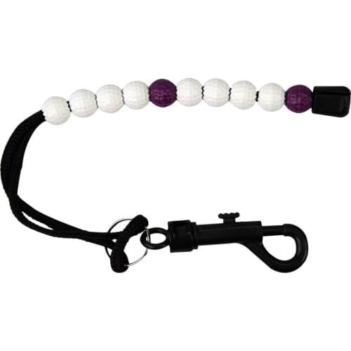 Portable Golf Stroke Bead Score Counter Counting Tool Bracelet Golf Bag Tag Accessories