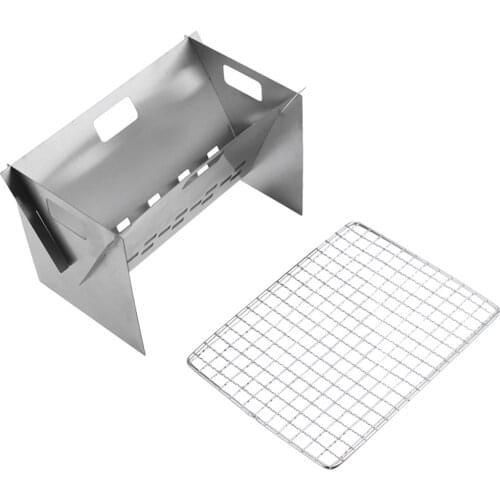 Portable Stainless Steel BBQ Grill Folding BBQ Grill Folding Stainless Steel Grill For Camping