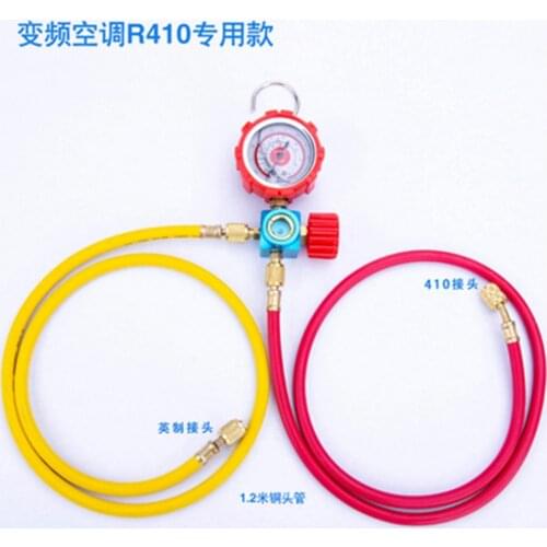 Air Conditioning Filling Meter Refrigerant Pressure Test Table Air Conditioner Fluoride Tool Set
