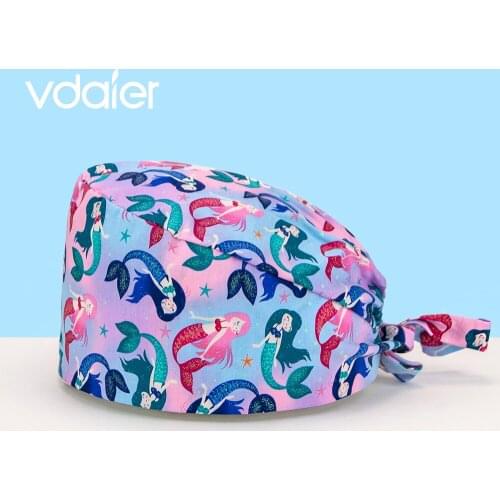 Adjustable Working Cap Pharmacy Pet Shop Women and men Doctors surgical cap nursing hats Scrub Cap medical hat