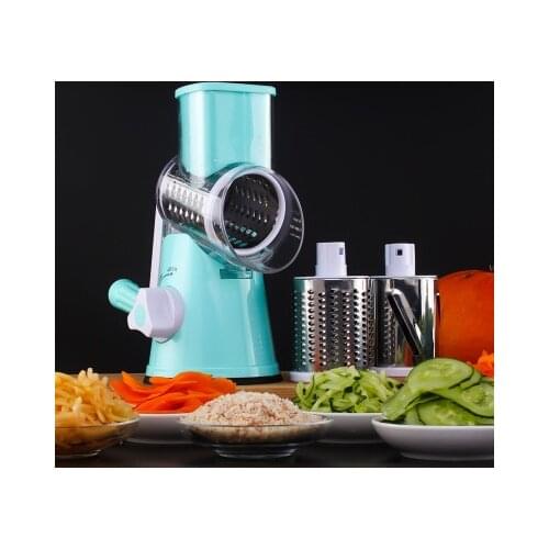 Manual Vegetable Cutter Slicer Kitchen Accessories Multifunctional Round Mandoline Slicer Potato Cheese Kitchen Gadgets